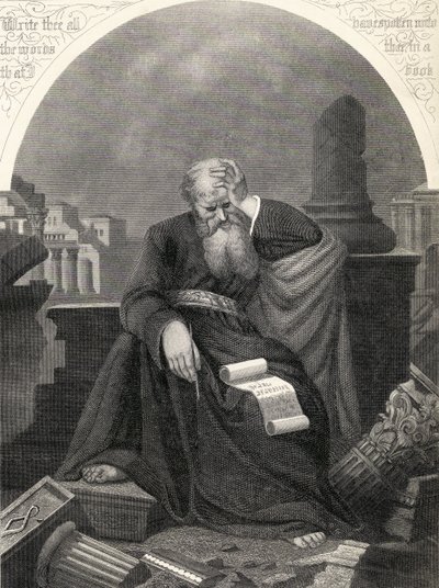 Jeremiah, engraved by S. Allen, from 